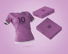 Sports Shirt Mockup With Brand Logo Psd