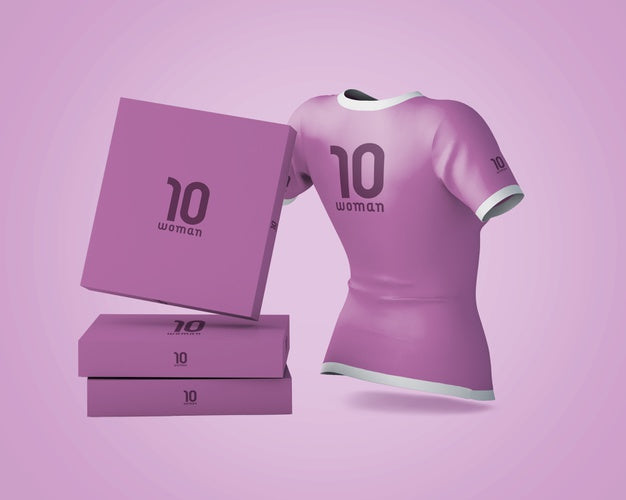 Sports Shirt Mockup With Brand Logo Psd