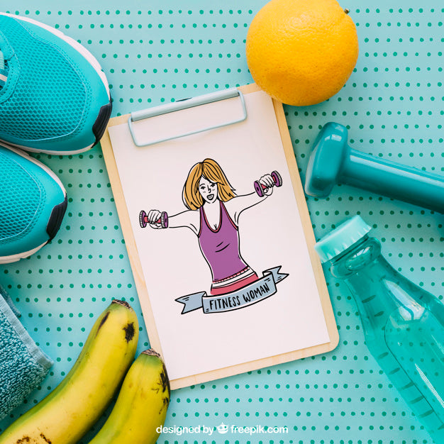 Sporty Mockup With Clipboard Psd