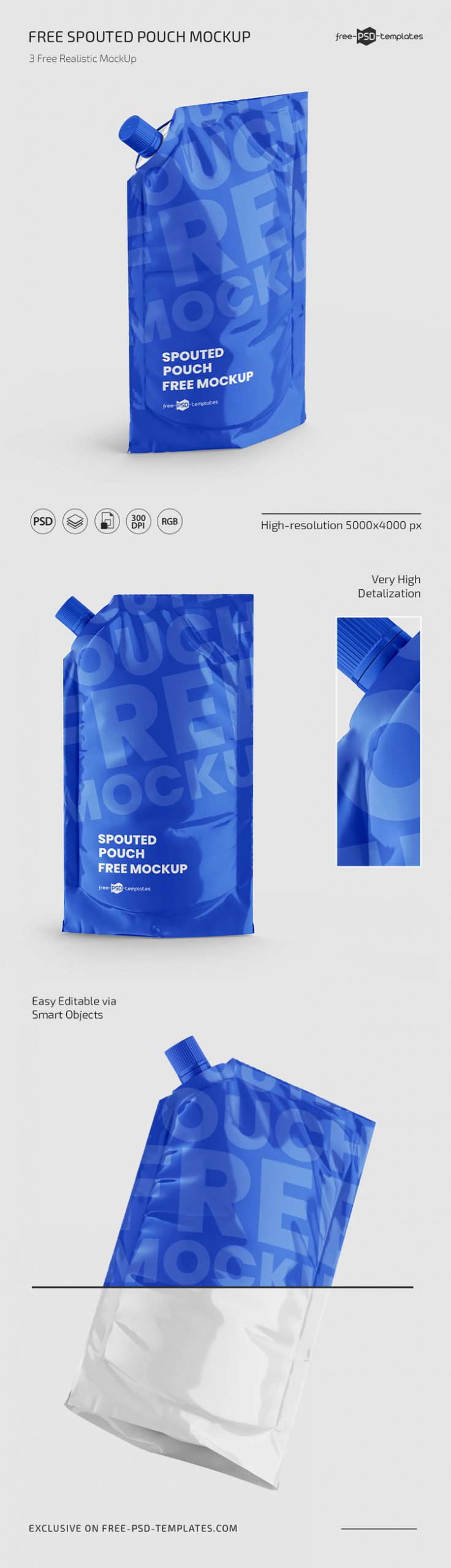 Spouted Pouch Mockup