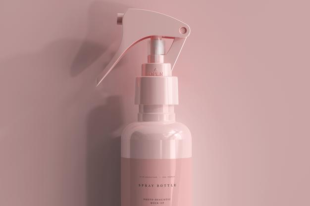 Spray Bottle Mockup Psd