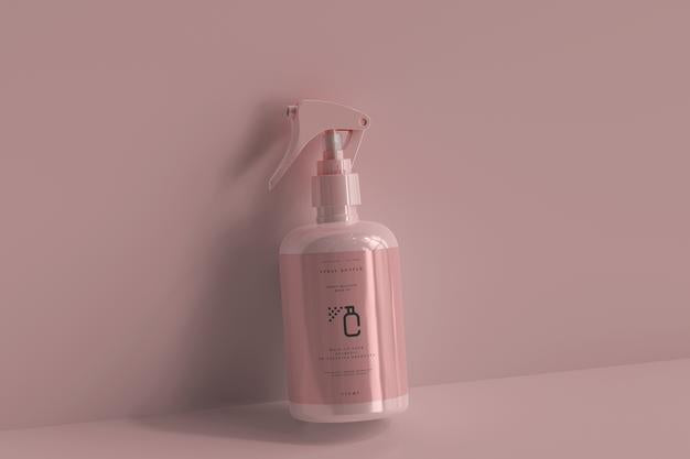 Spray Bottle Mockup Psd