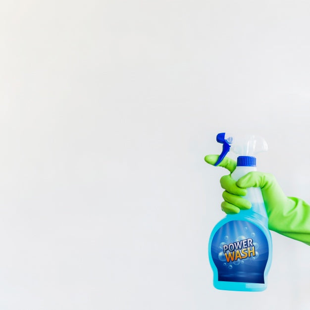 Spray Bottle Mockup Psd