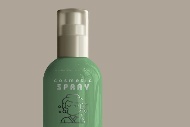 Spray Bottle Mockup Psd