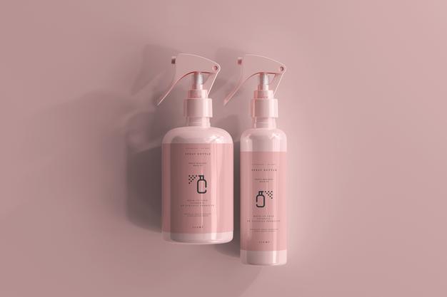 Spray Bottle Mockup Psd