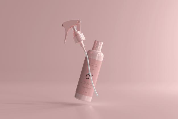 Spray Bottle Mockup Psd