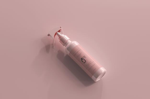 Spray Bottle Mockup Psd