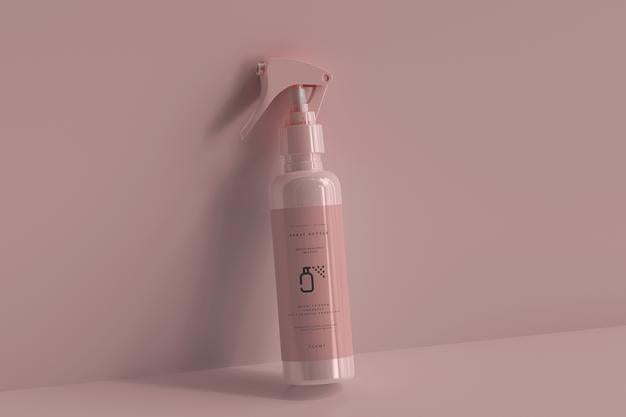 Spray Bottle Mockup Psd
