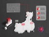 Spreading Of Coronavirus Map China Psd