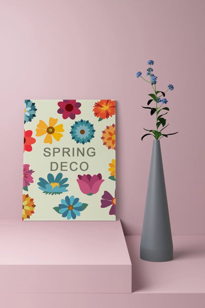 Spring Deco Concept Mock-Up Psd