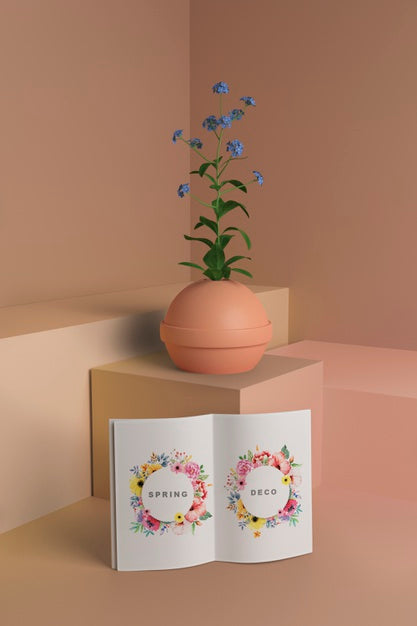 Spring Deco Concept Mock-Up Psd