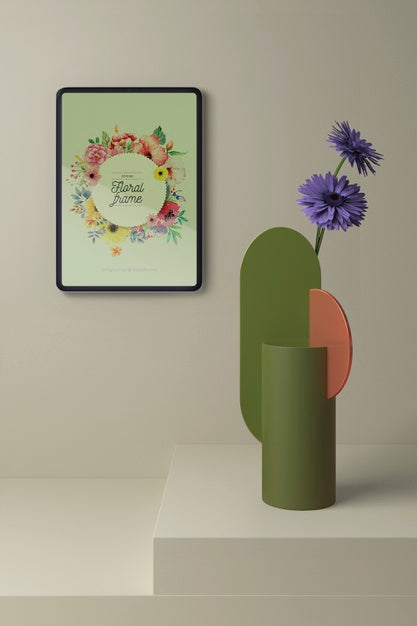 Spring Deco Concept Mock-Up Psd