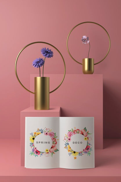 Spring Deco Concept Mock-Up Psd