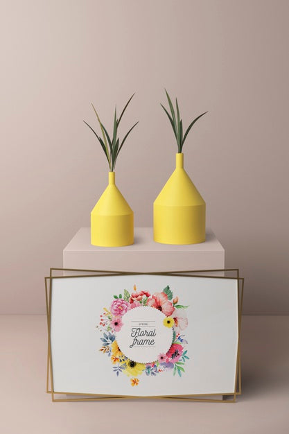 Spring Deco Concept Mock-Up Psd