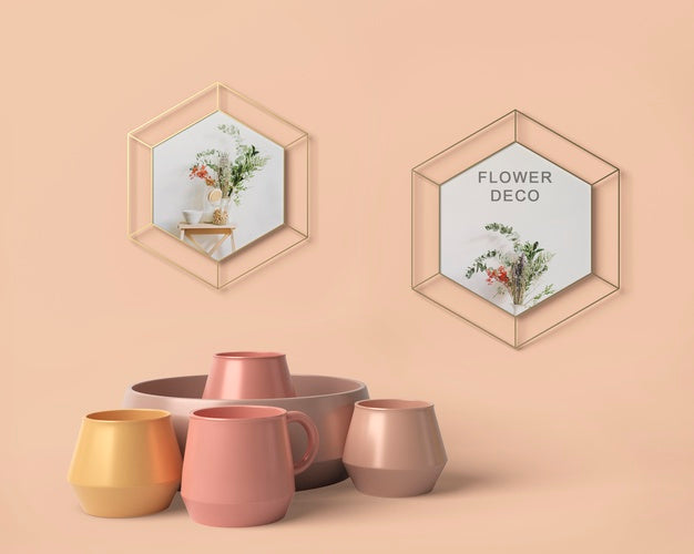 Spring Deco Concept Mock-Up Psd