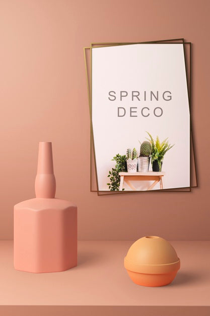 Spring Deco Concept Mock-Up Psd