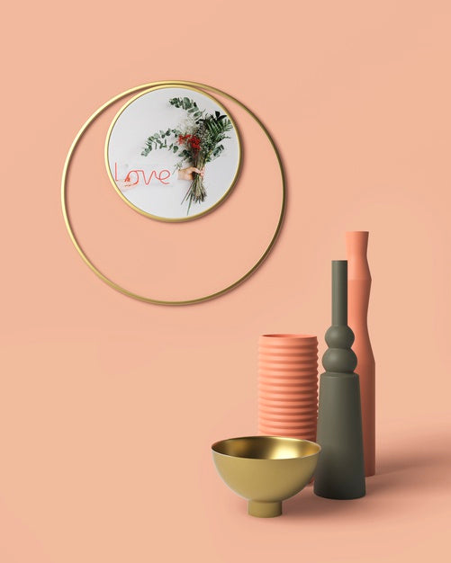 Spring Deco Concept Mock-Up Psd