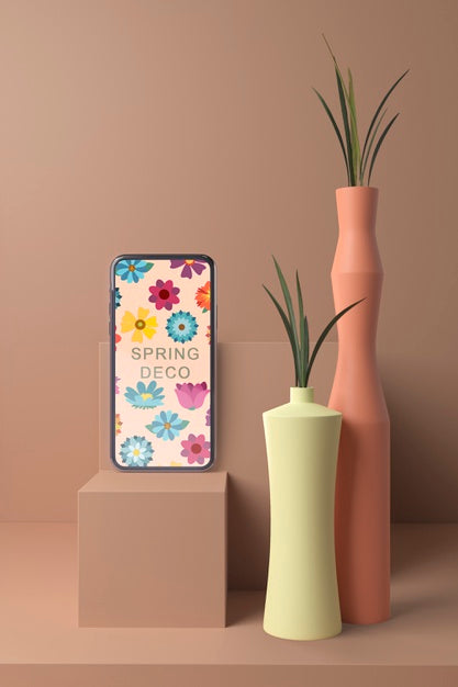 Spring Deco Concept Mock-Up Psd