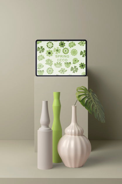 Spring Deco Concept Mock-Up Psd