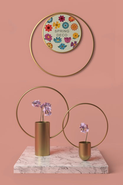 Spring Deco Concept Mock-Up Psd