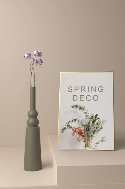 Spring Deco Concept Mock-Up Psd