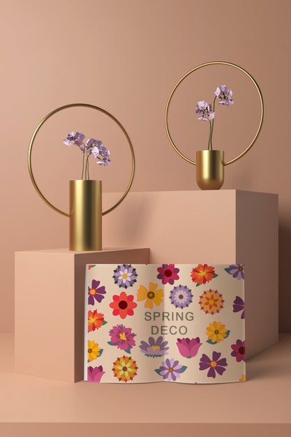 Spring Deco Concept Mock-Up Psd