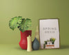 Spring Decooration Concept Mock-Up Psd