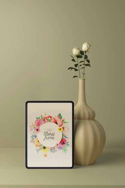 Spring Decooration Concept Mock-Up Psd