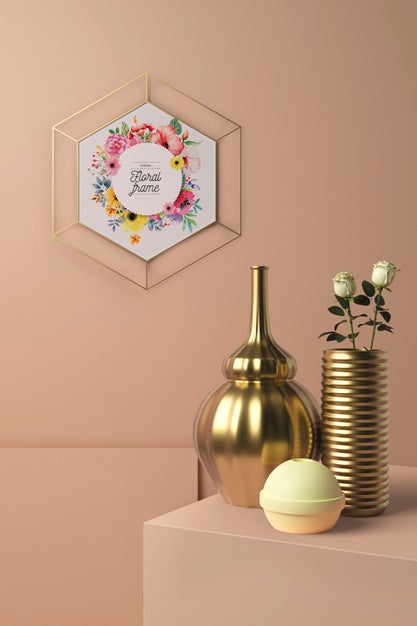 Spring Decooration Concept Mock-Up Psd