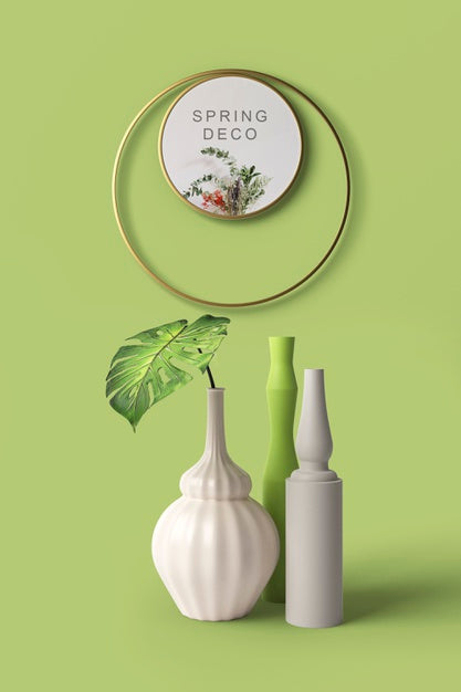 Spring Decooration Concept Mock-Up Psd