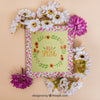 Spring Mockup With Frame And Different Flowers Psd