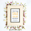 Spring Mockup With Frame Psd