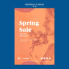 Spring Sale Discount Poster Psd