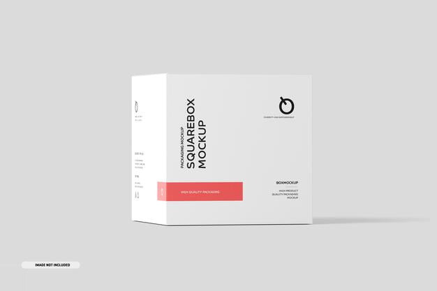 Square Box Mockup Psd
