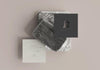 Square Business Card Mockup Psd