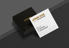 Square Business Card Mockup