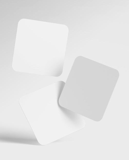 Square Business Cards – 3 Psd Mockups