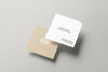 Square Card Mockup Psd