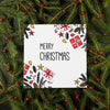 Square Christmas Card Mockup Psd