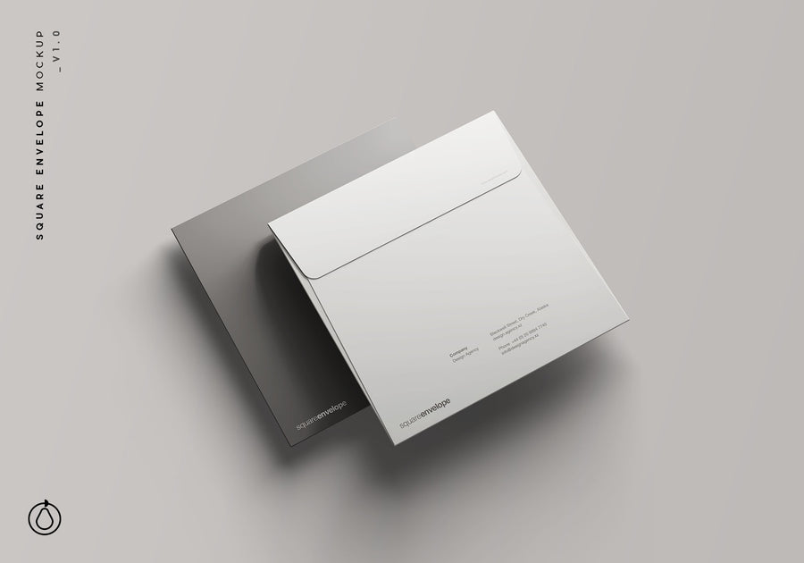 Square Envelope Mockup