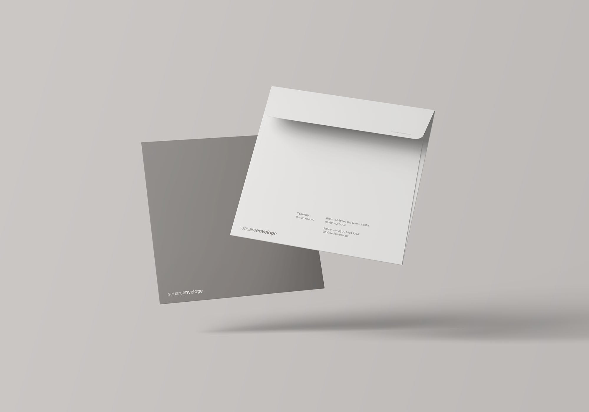 Square Envelope Mockup