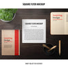 Square Flyer Mockup Psd