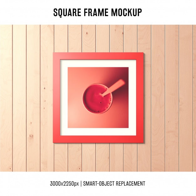 Square Frame Mockup Psd