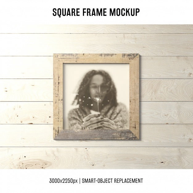 Square Frame Mockup Psd