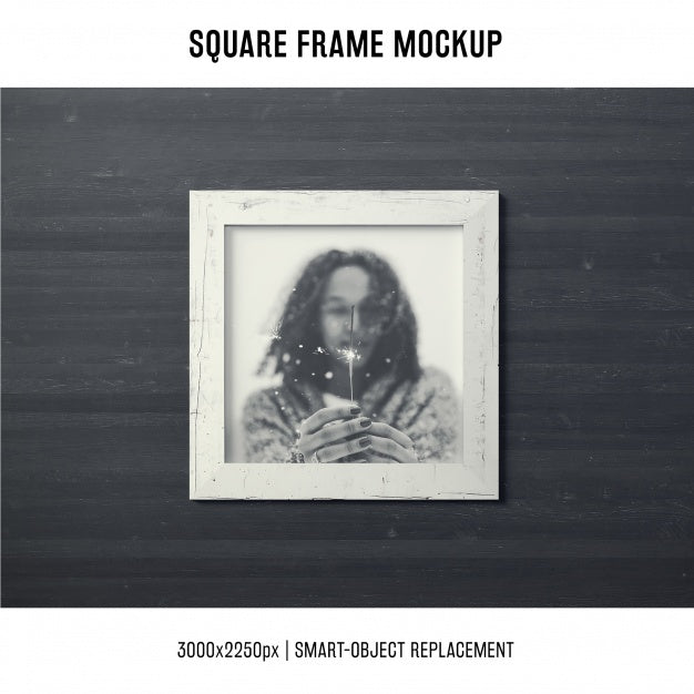 Square Frame Mockup Psd