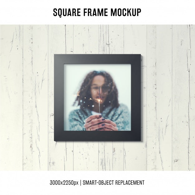 Square Frame Mockup Psd