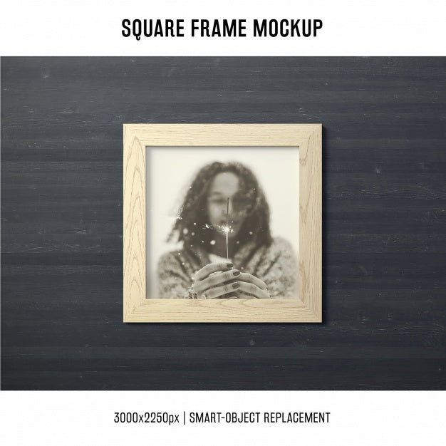 Square Frame Mockup Psd