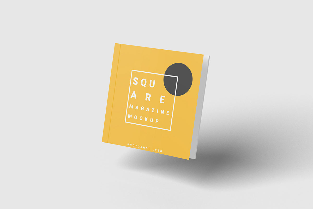 Square Magazine Mockup