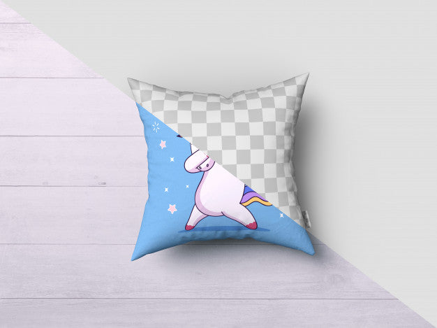 Square Pillow Mockup Psd