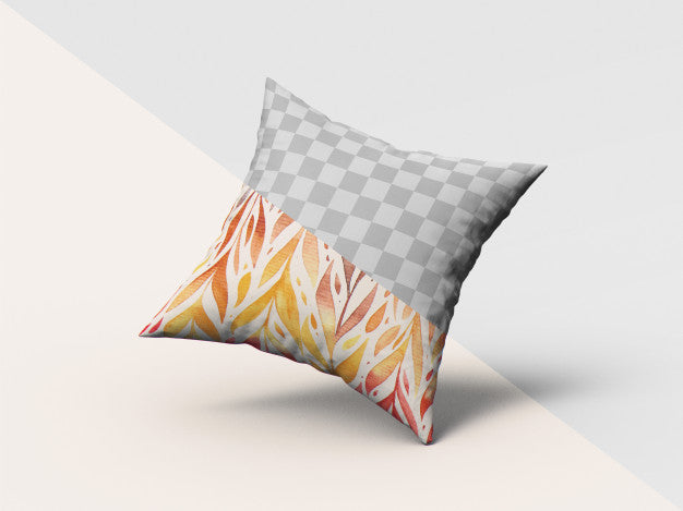 Square Pillow Mockup Psd